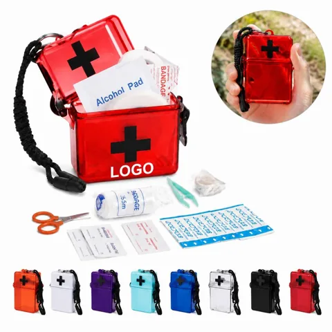 Compact Waterproof First Aid Kit for Outdoor, Travel, Home