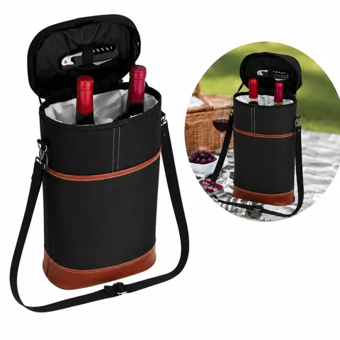 Insulated Wine Tote Bag with Thermal Leak-Proof Lining for Everyday Use 2