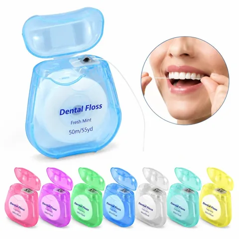 Portable Mint Dental Floss - Travel-Size Fresh Clean 2