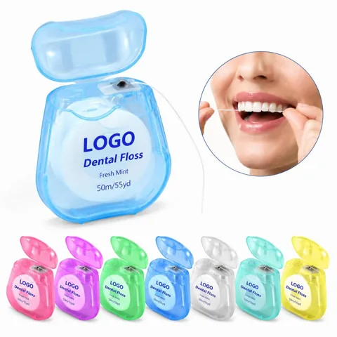 Portable Mint Dental Floss - Travel-Size Fresh Clean