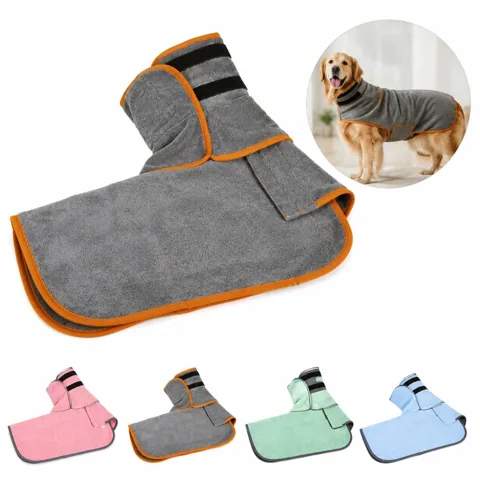 Ultra-Absorbent Pet Towel for Dogs Cats, Reusable Soft 2