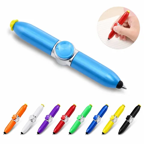 LED Fidget Spinner Pen with Light for Stress Relief Writing 2