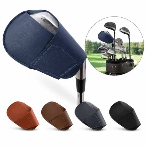 Waterproof PU Leather Golf Iron Headcover with Soft Lining 2
