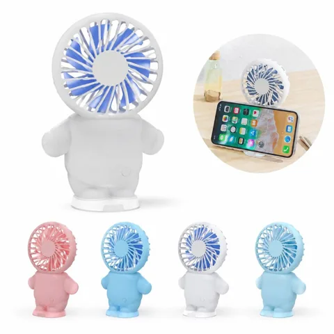 Rechargeable Astronaut Handheld Fan with Phone Stand 2