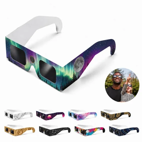 ISO-Certified Solar Eclipse Glasses for Safe Viewing 2