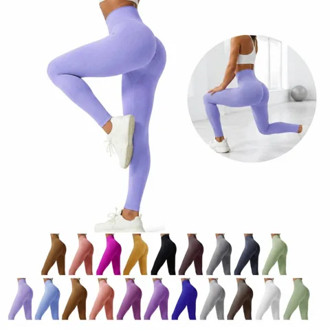 Seamless High-Waist Shaping Leggings for Women 2