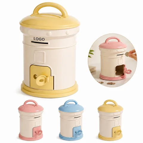 Lockable Mailbox Coin Bank for Kids with Keys