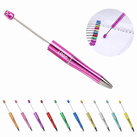 UV Electroplated DIY Beaded Ballpoint Pen for Creative