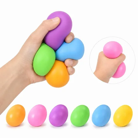 TPR Gel Squishy Stress Ball with Slow Rebound Venting Design 2