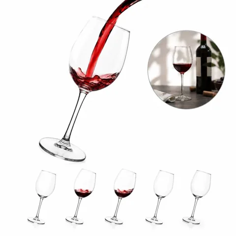 Elegant Red Wine Glass with Wide Bowl for Aeration 2