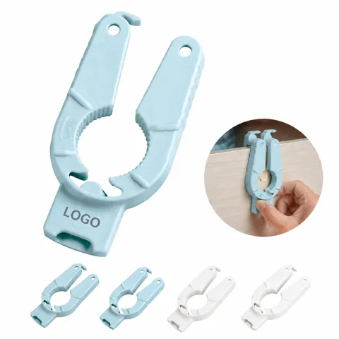 Magnetic Can Opener with Safety Lid Holder and Bottle Opener