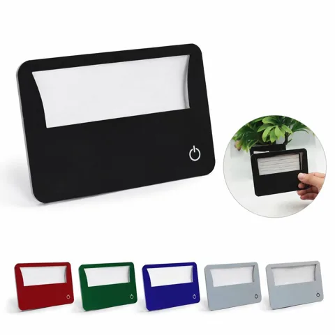 LED Card Magnifier with Built-in Light for Reading Fine 2