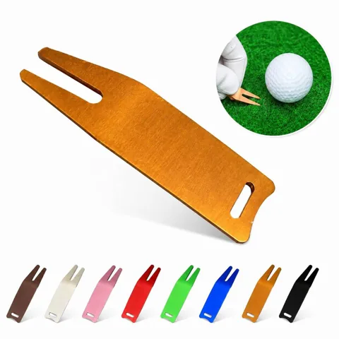 Bending Golf Divot Repair Tool for Smooth Putting Greens 2