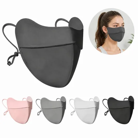 Reusable Cotton Face Mask with Adjustable Ear Loops 2