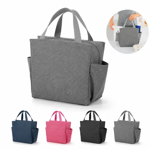 Large Insulated Lunch Bag with Leak-Resistant Lining 2