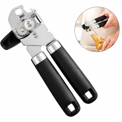 Stainless Steel Multifunctional Can & Bottle Opener with Added Functionality 2