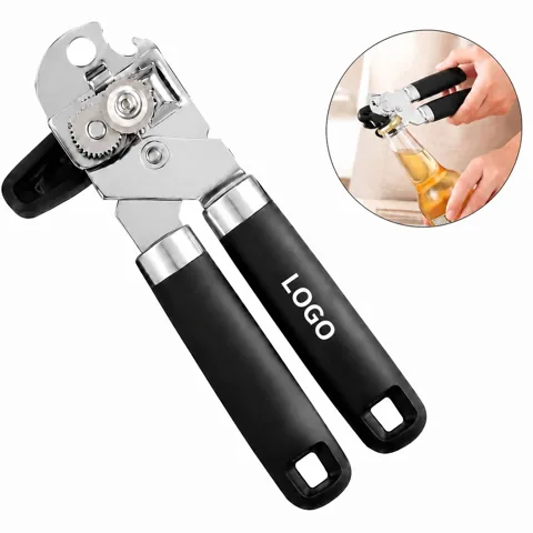Stainless Steel Multifunctional Can & Bottle Opener with Added Functionality