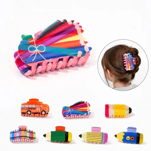 Matte Finish Hair Claw Clip, Strong Grip for Daily Use 2