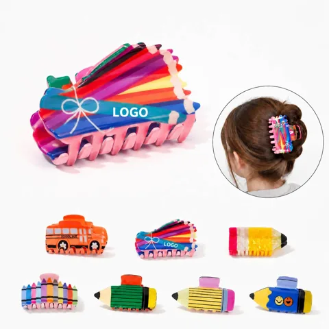 Matte Finish Hair Claw Clip, Strong Grip for Daily Use
