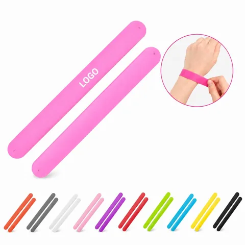 Customizable Slap Bands Wristbands for Festivals and Events