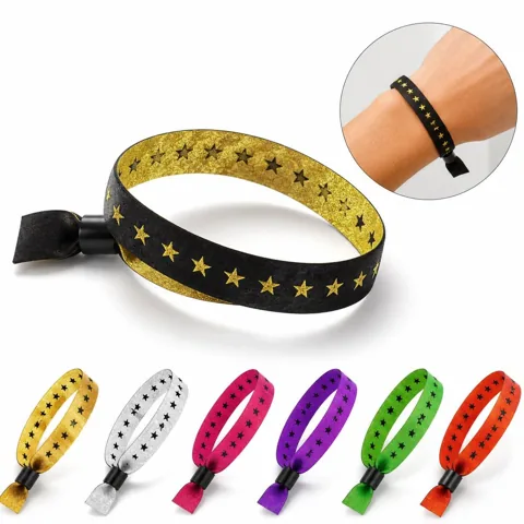 Disposable Fabric Event Wristbands with Secure Closure 2
