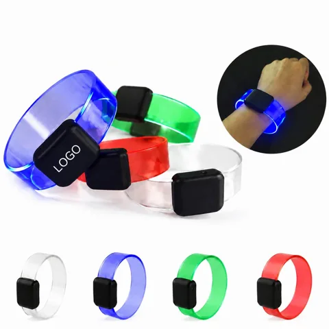 Multicolor LED Magnetic Bracelet for Night Visibility