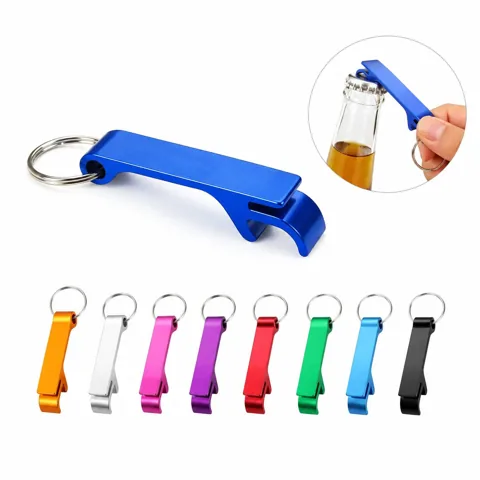 Custom Bottle Opener Keychain Durable Metal Gift 2