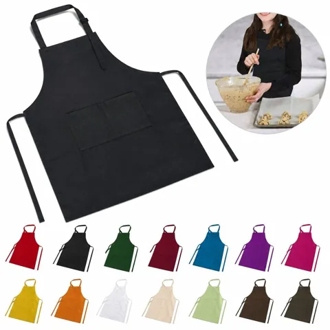 Adjustable Kids Painting Apron with Pocket for Art Supplies 2