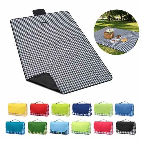 Waterproof Picnic Mat Tote with Foldable Carry Bag Design 2