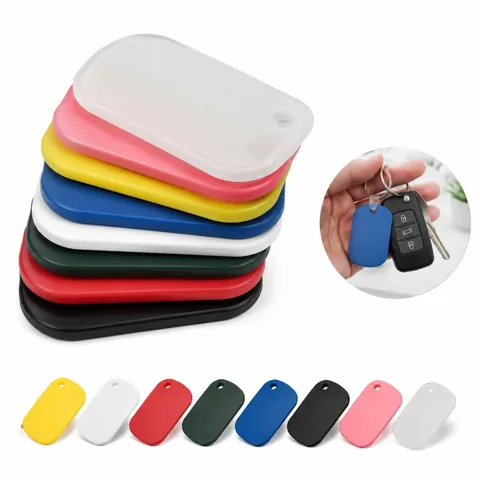 Custom Soft Opaque Vinyl Keychain with Sturdy Metal Ring 2