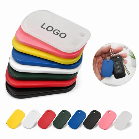 Custom Soft Opaque Vinyl Keychain with Sturdy Metal Ring