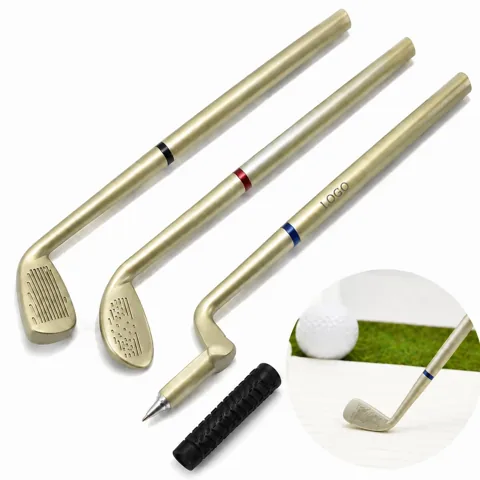 Golf Club Putter Ballpoint Pen Gift Set for Golfers