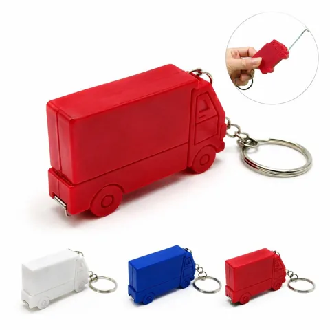 Car-Shaped Tape Measure Keychain with Retractable Scale 2
