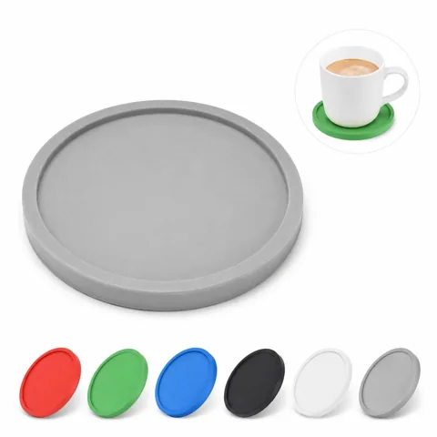 Premium PVC Coaster Absorbent Non-Slip Round Drink Protector 2
