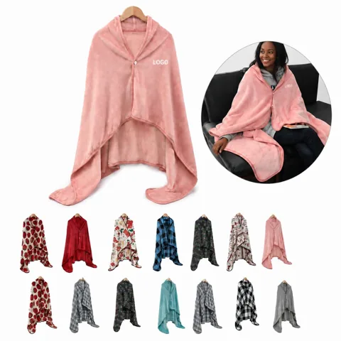 Multifunctional Travel Blanket Shawl Cushion 3-in-1