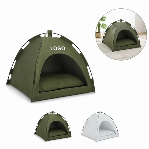 Foldable Pet Cage with Sturdy Metal Frame for Travel