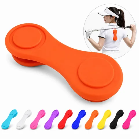 Magnetic Silicone Golf Ball Marker Hat Clip for Quick Access 2