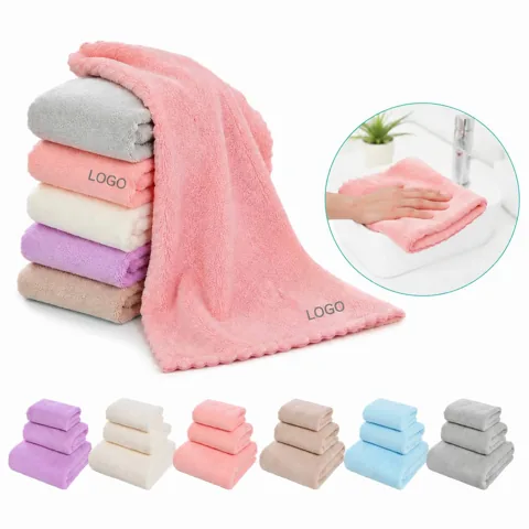 Coral Velvet Microfiber Baby Washcloths, Soft Absorbent