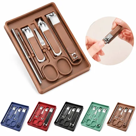 6-Piece Stainless Steel Nail Clipper Set with File 2