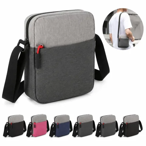 Water-Resistant Crossbody Shoulder Bag with Multi-Pockets 2