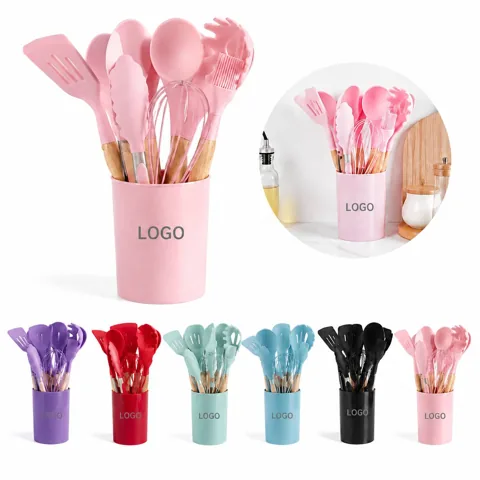 12-Piece Silicone Kitchen Utensil Set, Heat-Resistant