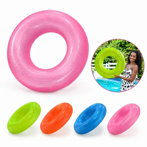 Inflatable PVC Swimming Ring with Multi-Chamber Safety for Everyday Use 2