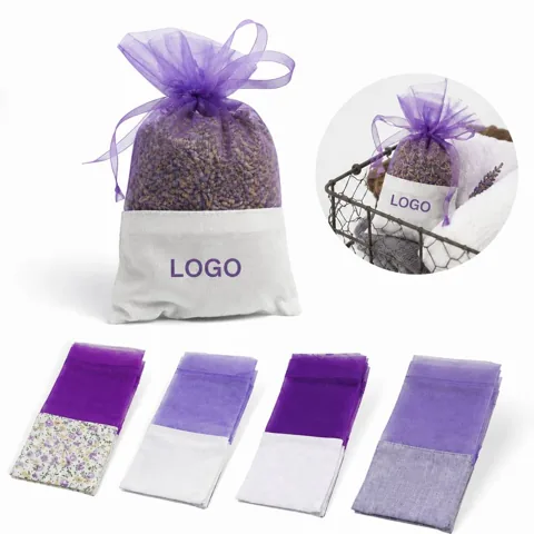 Natural Dried Lavender Sachet for Closets, Drawers & Luggage
