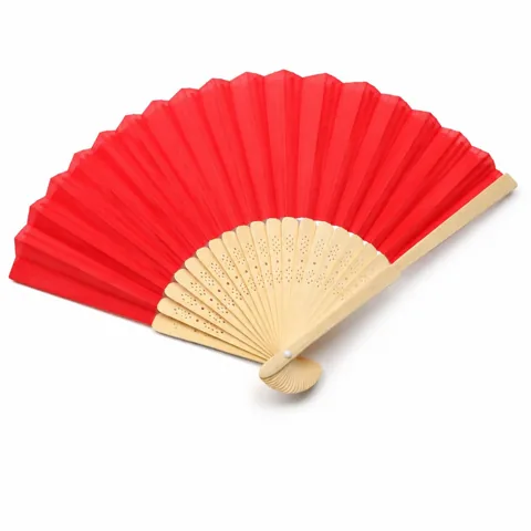 Portable Bamboo Folding Fan for On-the-Go Cooling 2