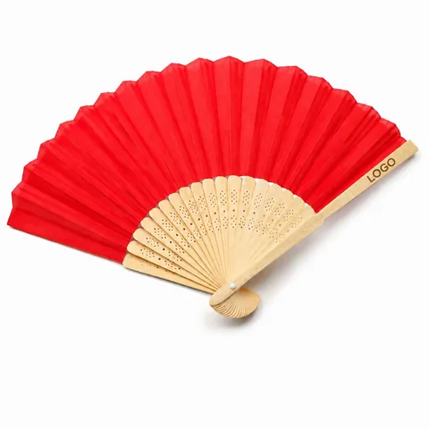 Portable Bamboo Folding Fan for On-the-Go Cooling