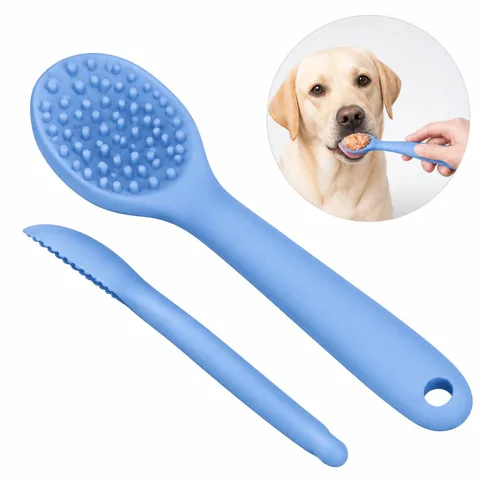 BPA-Free Silicone Pet Licking Spoon for Slow Feeding 2
