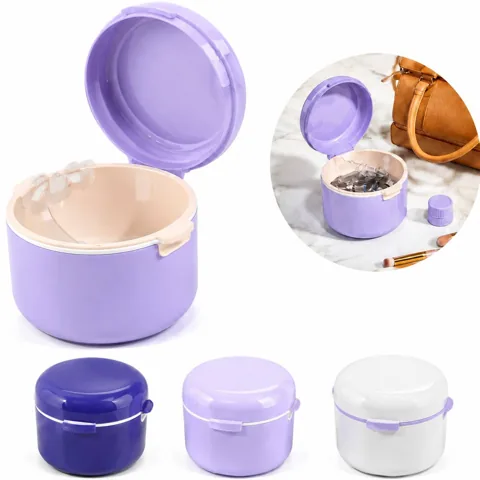 Double-Layer Retainer Case with Ventilated Storage for Everyday Use 2
