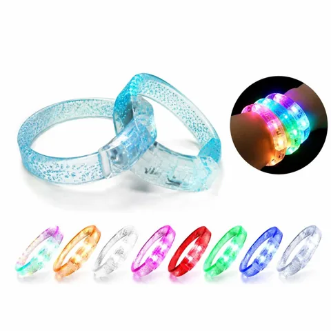 LED Flashing Acrylic Bracelet for Night Visibility & Fun 2