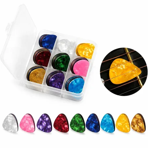 Teardrop Celluloid Guitar Pick 0.04in Medium Gauge 2