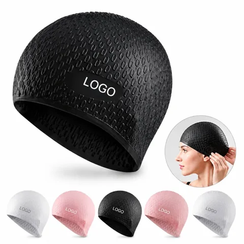 Silicone Swim Cap for Chlorine & Saltwater Protection,